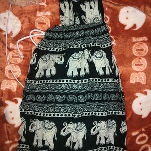 woman’s “hippy” style joggers